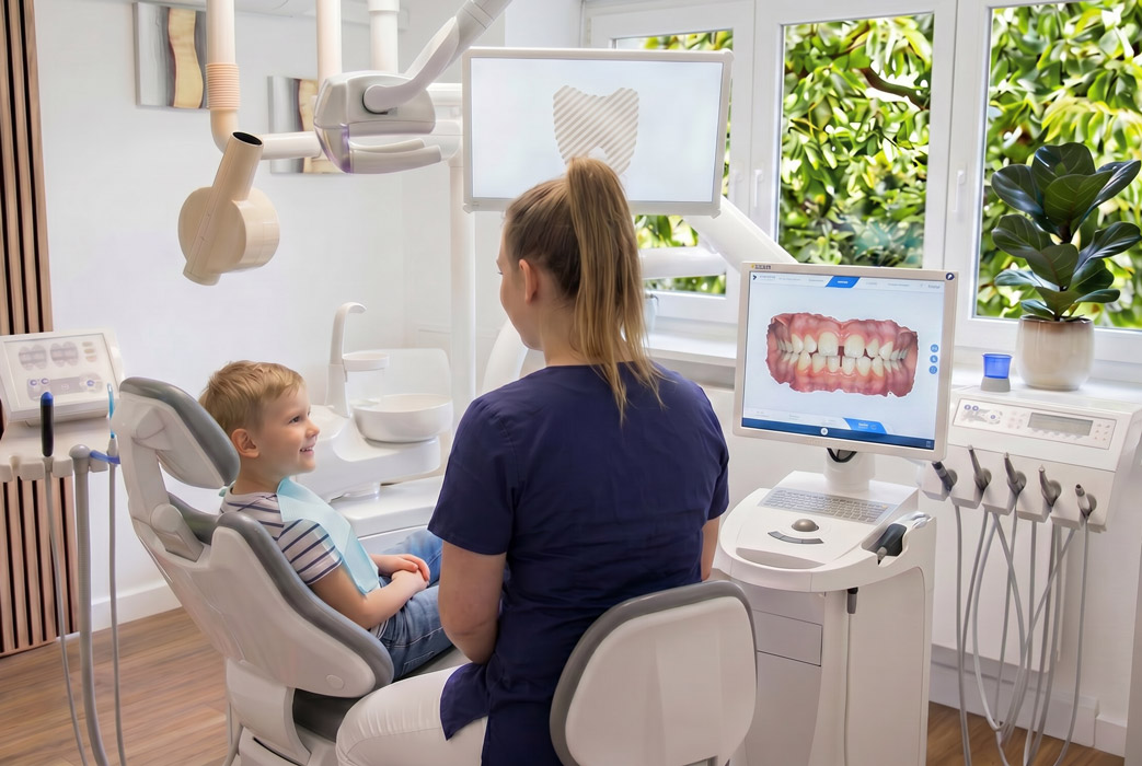 Zahnarzt Zahnarztpraxis Dr. Zacher Hofkirchen, Dr. Fredl, Zahnarzt Hofkirchen, Dentalscanne, Abdruckfrei